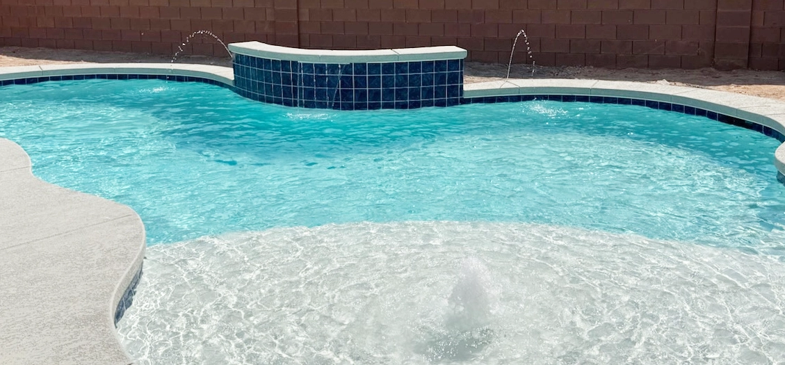 Custom pool built by Clarity Pools